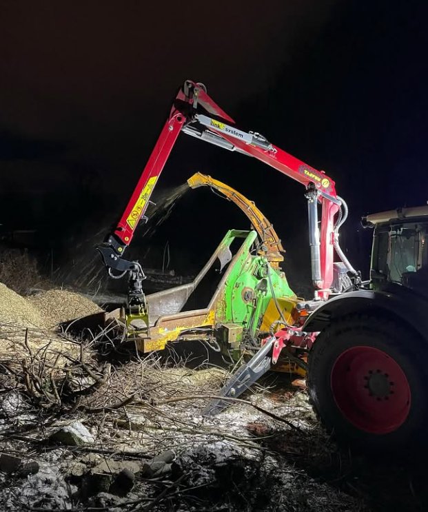 Flishugging etter mørkets frembrudd